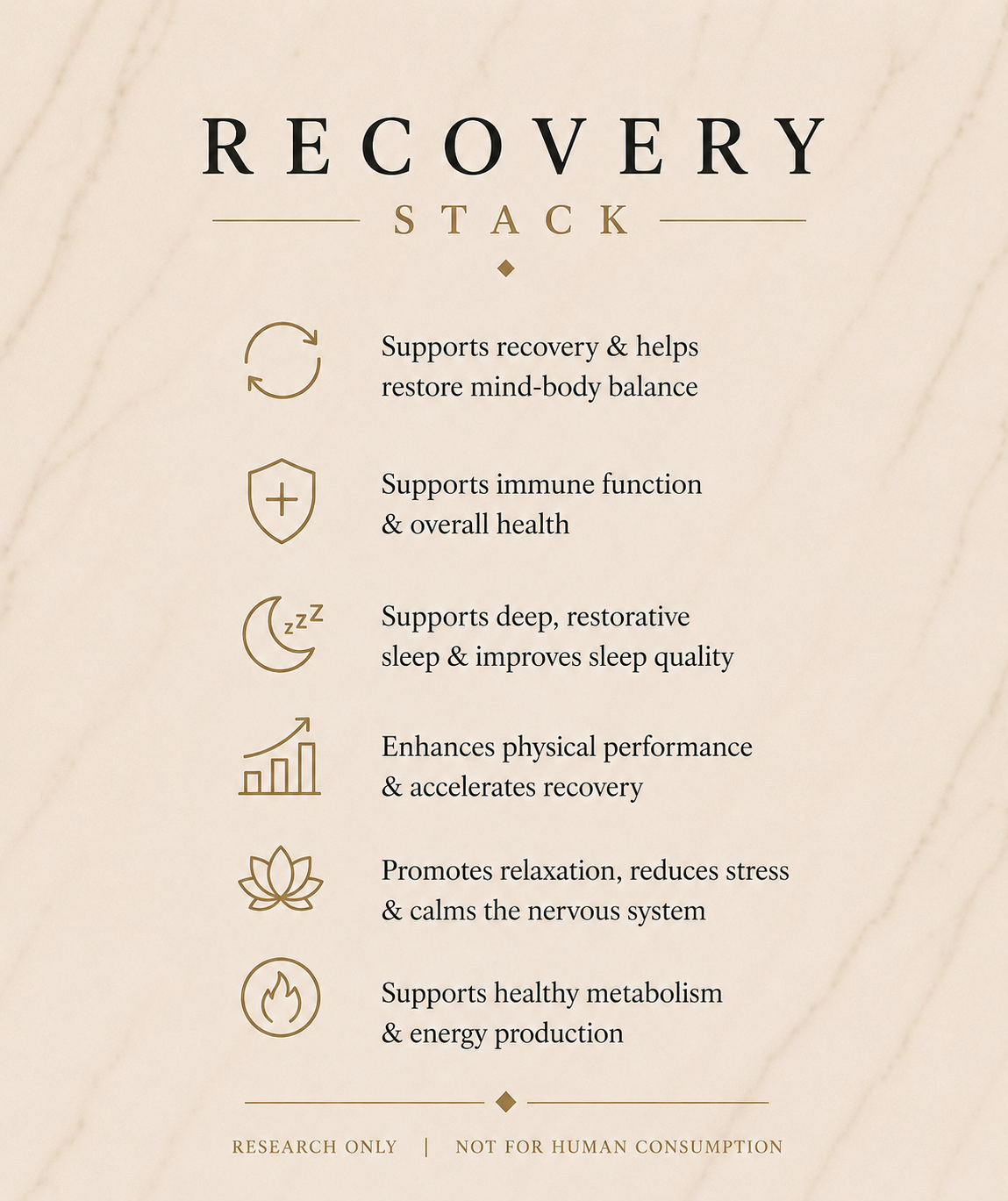 Recovery stack